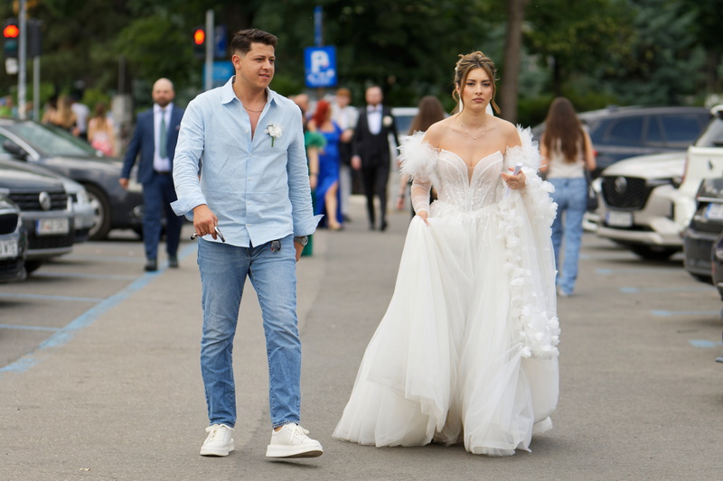 Bride on the street